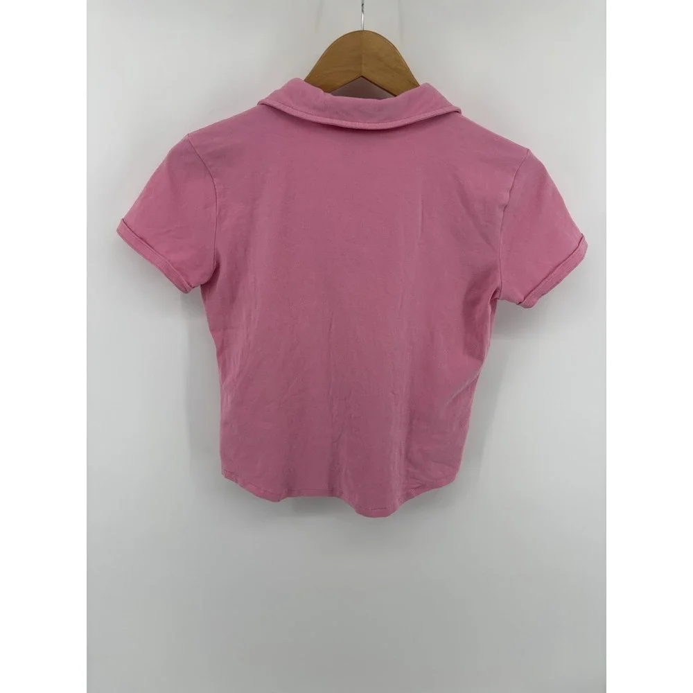 Vintage Esprit Polo Sz L Y2K Preppy Barbiecore Momcore Feminine - Picture 3 of 8